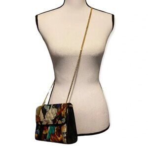 Nicole Miller Vintage Novelty Caviar Absolut Quilted Handbag Purse